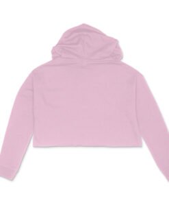 Solid Crop Hoodies for Women