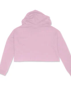 Solid Crop Hoodies for Women