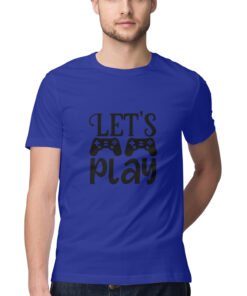 Let's play- Gamers collection Round Neck T-shirt for Men