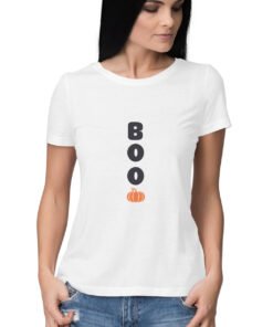 Halloween Women Round Neck T-shirt