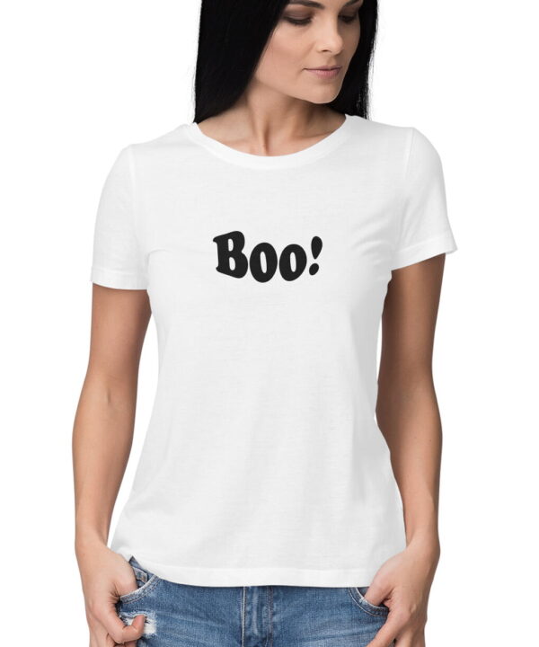 Halloween Women Round Neck T-shirt