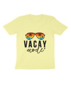 Vacay Mode Printed Round Neck T-shirt