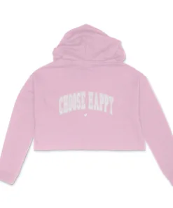 Alternative view of Choose Happy Women's Hoodies
